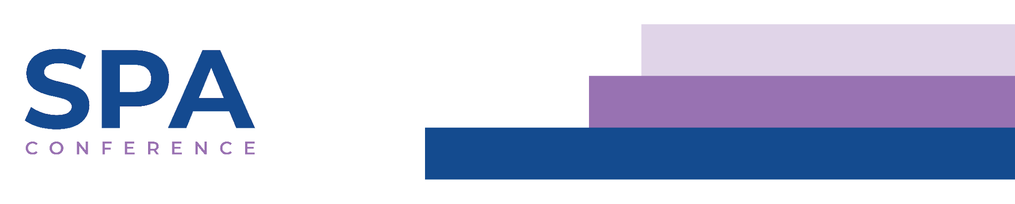 Page banner with SPA Conference logo.