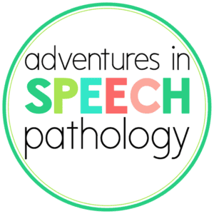 Adventures in Speech Pathology logo. Click to go to Adventures in Speech Pathology's website. 