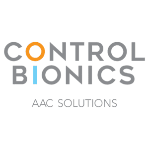 Control Bionics logo including text reading "AAC SOLUTIONS". Click to go to Control Bionics website.