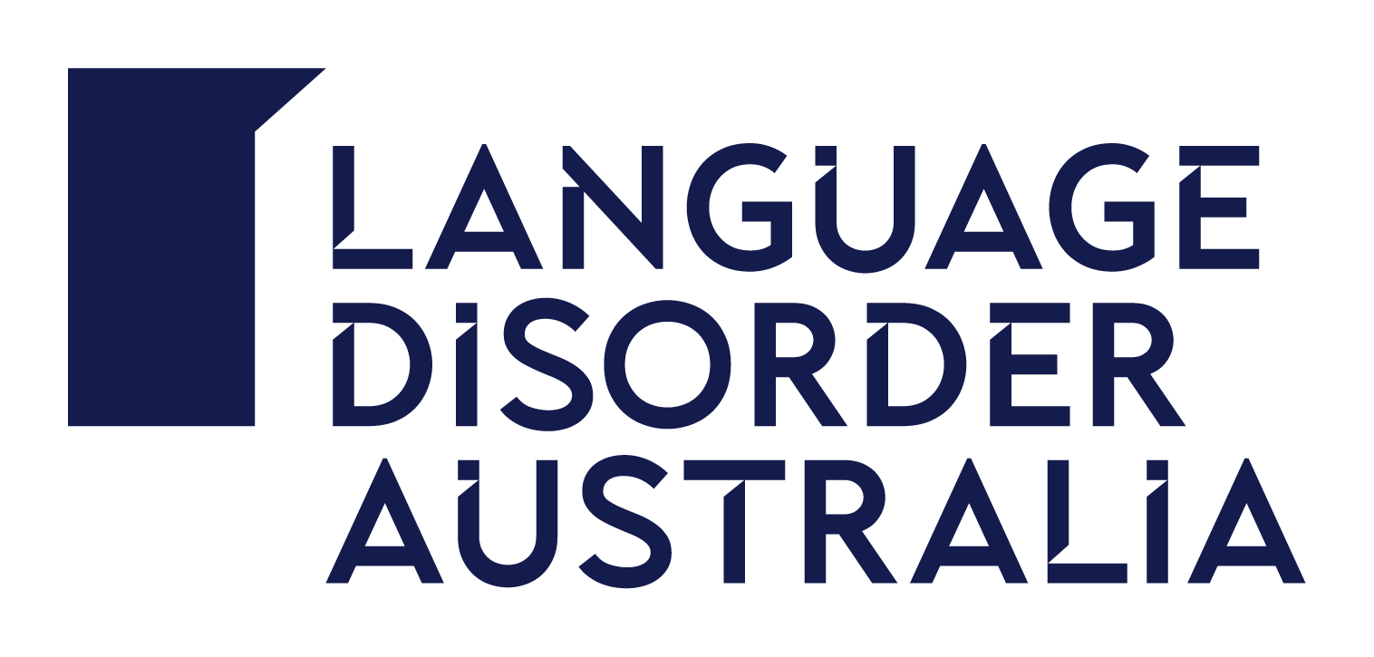 Language Disorder Australia logo. Click to go to Language Disorder Australia's website.