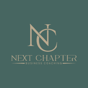 NextChapter logo against a green background, including the text "Next Chapter Business Coaching". Click to go to NextChapter's Instagram page.