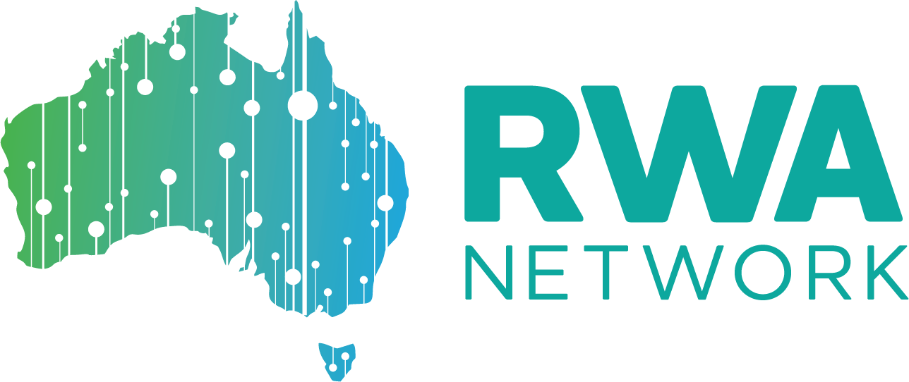 Rural Workforce Agencies (RWA) Network logo with the shape of Australia and white circles and lines inside it. Click to go to RWA Network's website.