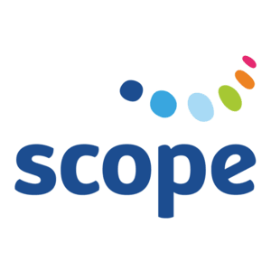 Scope logo including an arcing line of coloured circles. Click to go to Scope's website.