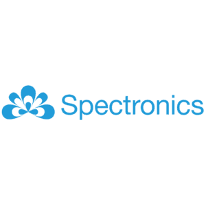 Spectronics logo with a simplified peacock-tail-like shape. Click to go to Spectronics' website.