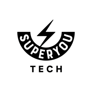 SuperYou Tech logo including a solid stylized image of a lightning bolt. Click to go to SuperYou Tech's website. 